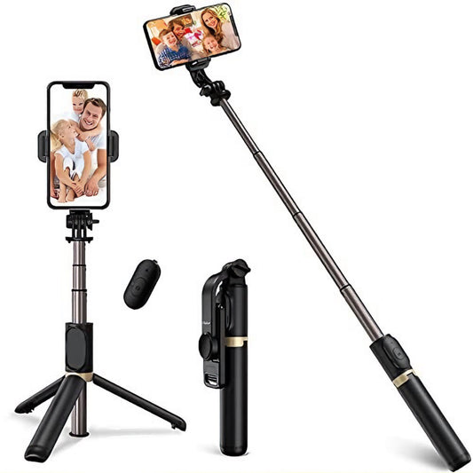 tripode selfie stick bluetooth