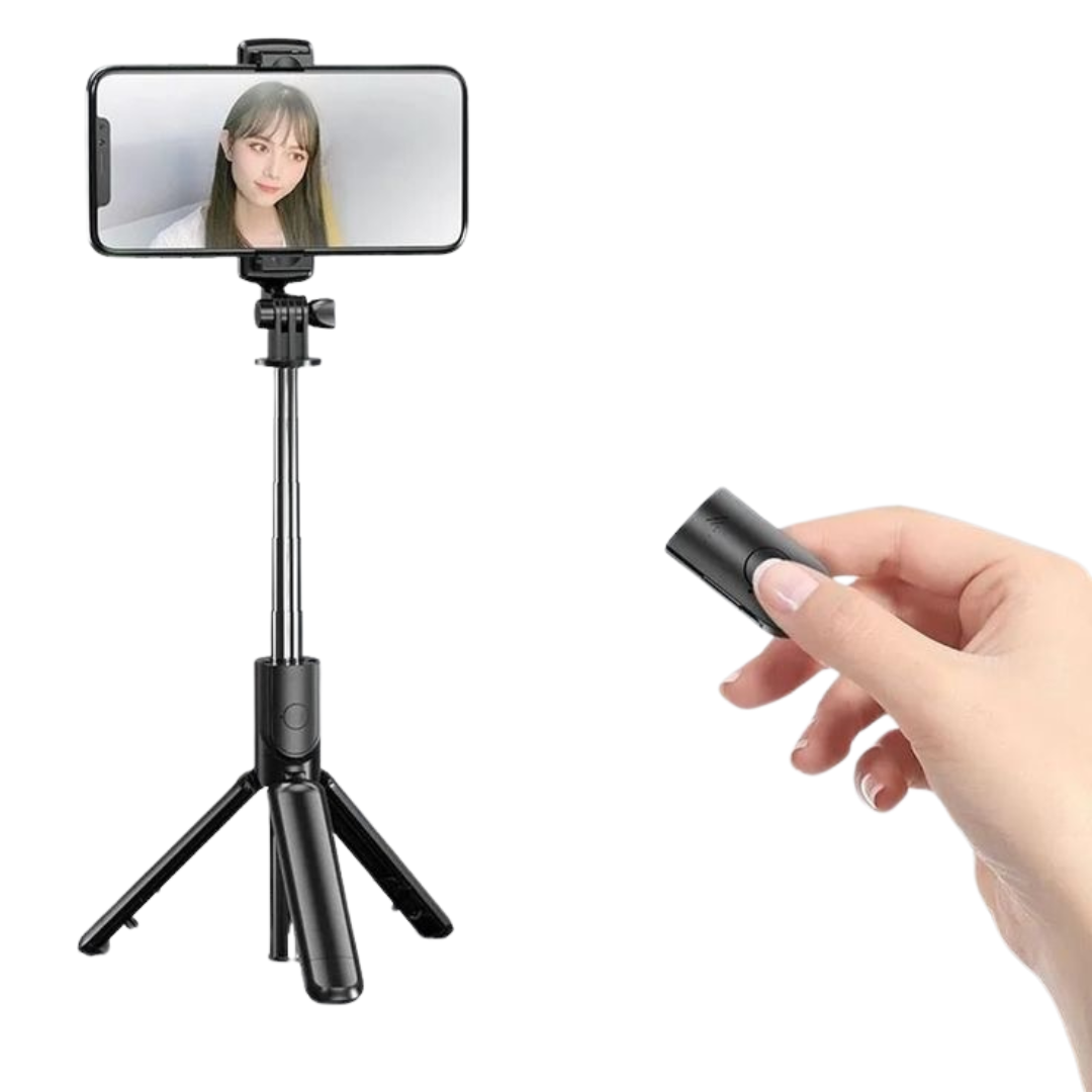 tripode selfie stick bluetooth