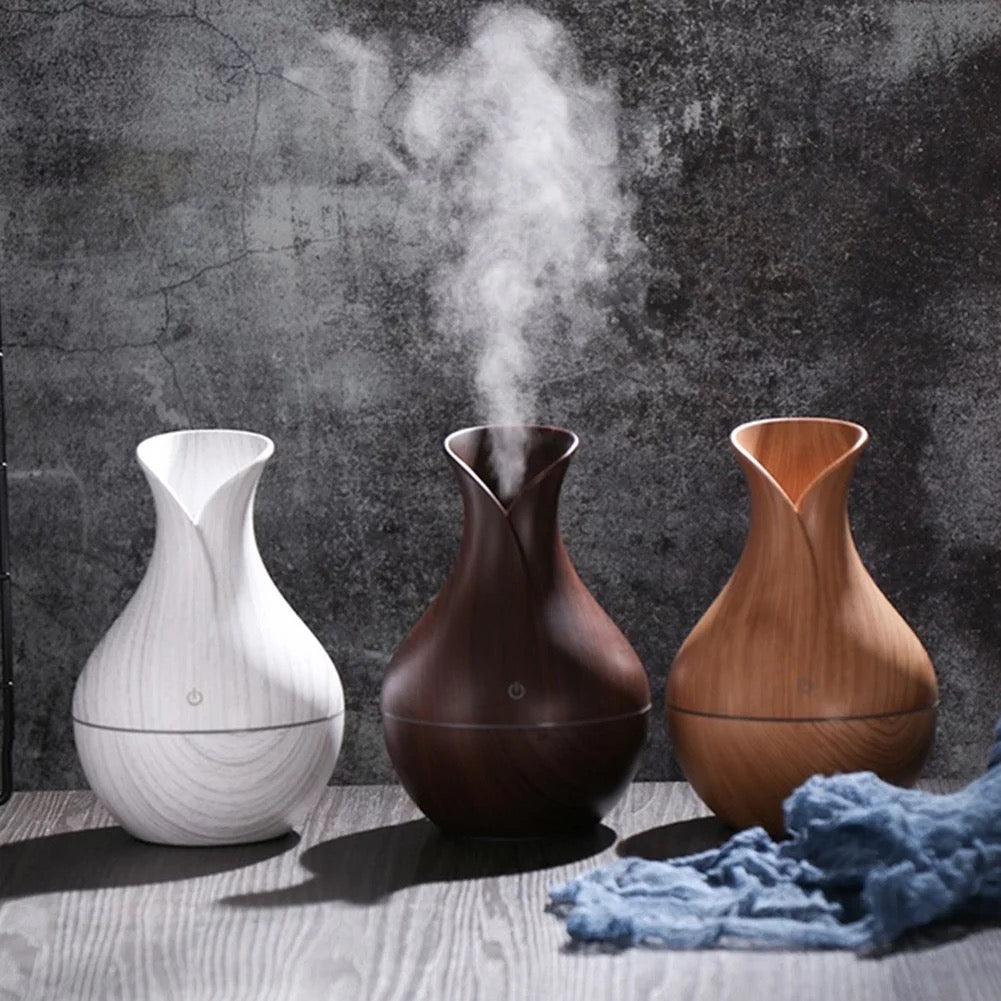 Humidificador de aromas ultrasonico de madera