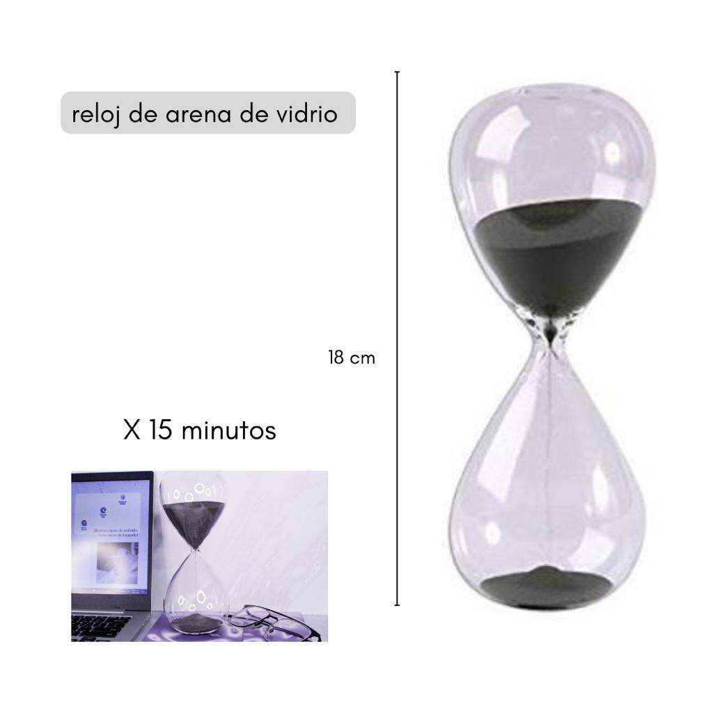 Reloj de arena de 15 minutos